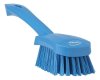 VIKAN HANDBORSTEL KORTE STEEL HARD BLAUW