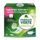 MAISON VERTE VAATWASTABLETTEN 28ST      NATRIUMPERCARBONAAT