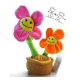 PLUCHE 2 BLOEMEN