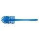 VIKAN WORMHUISBORSTEL BLAUW MEDIUM 480MM      D 90 MM - CILINDRISCHE STRUCTUUR
