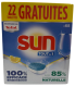 SUN VAATWASTABLETTEN TOUT EN 1 CITRON 68 TABS
