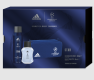 ADIDAS GIFTSET UEFA STAR EDT 50ML + AFTERSHAVE 100ML + UEFA TOILETTAS